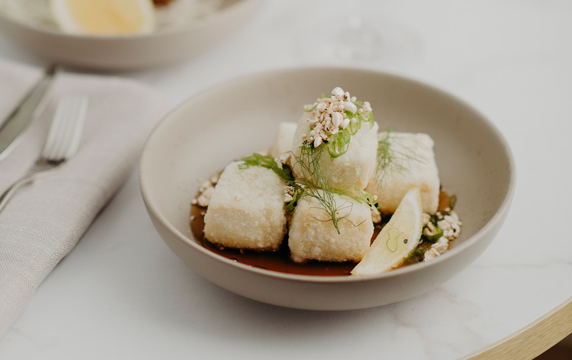 crispy fried tofu